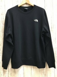 129A THE NORTH FACE SWEAT LG CREW NT62238X ノースフェイス スウェット ブラック【中古】