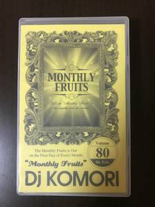 ミックステープ DJ KOMORI / Monthly Fruits vol.80 中古 カセットテープ MIX TAPE HIPHOP R&B ラップ ヒップホップ