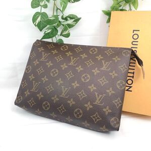 t725 LOUIS VUITTON ルイヴィトン モノグラム ポッシュトワレット26 M47542 ポーチ 旧型 正規品