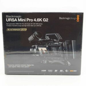 【新品】 Blackmagic Design Blackmagic URSA Mini Pro 4.6K G2 CINEURSAMUPRO46KG2 ブラックマジックデザイン #3661