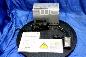 ◆防水14m/耐衝撃 防塵 耐寒◆ RICOH/リコー デジタルカメラ ★WG-70/マニュアル＆元箱他付属あり★　50431Y