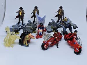 AKIRA アキラ 海洋堂ｘムービック フィギュア 6種類 9個 ミニヴィネットシリーズ K&M フィギュアコレクション