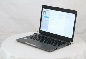 Dynabook PR6DNDC4437FD1 dynabook R63/DN　Core i7 8650U 1.90GHz 4GB ■現状品