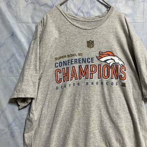 US古着 海外規格90s NFL Tシャツ グレー CHAMPIONS ビックサイズ 23C1603