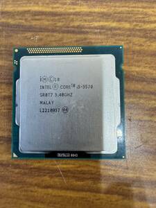 管 S241111 c ★ INTEL CORE i5-3570 SR0T7 3.40GHZ MALAY 動作未確認 ☆★