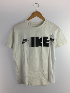 NIKE◆×sacai/再構築ハイブリッド/Tシャツ/XS/コットン/WHT/CD6311-100