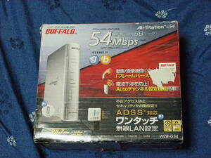 BUFFALO バッファロー Wifiルータ- WZR-G54