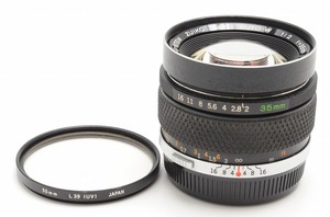 ★美品★ Olympus OM-SYSTEM ZUIKO MC AUTO-W 35mm F2 オリンパス レンズ 完動 ◆60