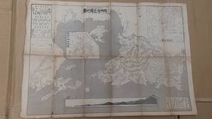 １２　大正３年　膠州湾征獨地図　大阪朝日新聞　古地図