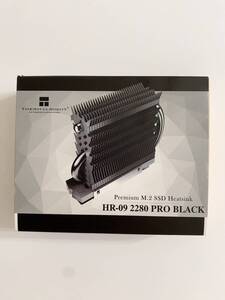 【1円オークション】Thermalright HR-09 2280 pro black ssdヒートシンク 両面ヒートシンク デスクトップ高性能ssdクーラー AME2206