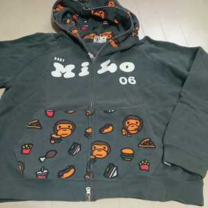 ABATHINGAPE BAPE ベイプ　エイプ　スウェット　ジャンクフードマイロパーカー　Mサイズ　シャーク　7