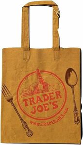 Trader Joe’s トレーダージョーズ ウォッシャブル ペーパー グロサリー バッグ エコバッグ 紙袋