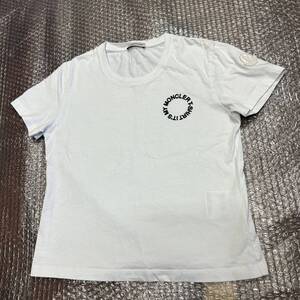 【最安値】【美品】MONCLER モンクレール　半袖Tシャツ　白　XS