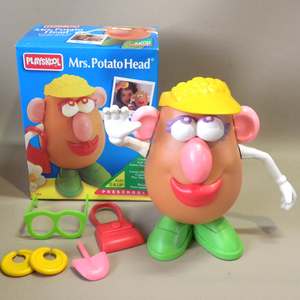 1990年代 当時物 Playskool ミセス・ポテトヘッド ( 古い 昔の ビンテージ レトロ アメトイ Vintage Toy Story Mrs.Potato Head )