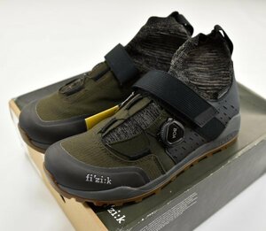 送料無料1★OUTLET★Fizik★フィジーク Terra Clima X2 シューズ size:EUR/40.5 (換算値 26cm) オリーブ/カラメル