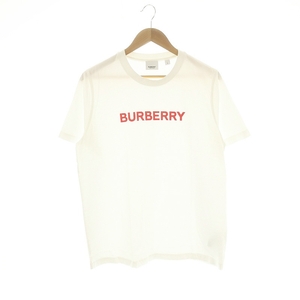 バーバリー BURBERRY FW24 Margot t-shirt ロゴTシャツ カットソー 半袖 L 白 赤 ホワイト レッド 8070973 /DF ■OS ■SH メンズ