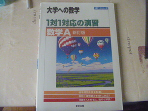 大学への数学　１対１対応の演習　数学A　