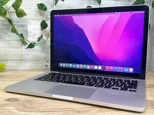 【動作OK♪】MacBook Pro 2015 Retina (MF839J/A)[Core i5(5257U)2.7Ghz/RAM:8GB/SSD:128GB/13.3インチ]Montery 動作品