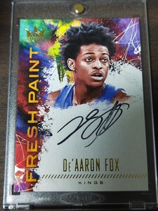 2017-18Panini court kings DEAARON FOX auto