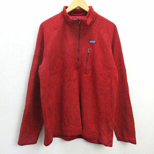 D■パタゴニア/PATAGONIA ベターセーター/フリースジャケット25521F0■赤【XL】MENS/85【中古】■