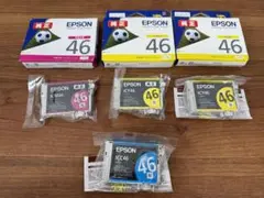 【純正】EPSON エプソン　インク　ICY46 他 計7個　サッカー