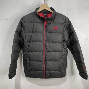 ☆送料無料☆THE NORTH FACE☆ボーイズダウンジャケット☆グレー☆５５０フィル☆キッズL（１４/16）☆L22