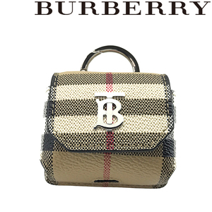 BURBERRY イヤホンケース AirPods Proケース エアポッズプロケース ブランド バーバリー ロゴ ベージュチェック柄 8065992-archivebeige