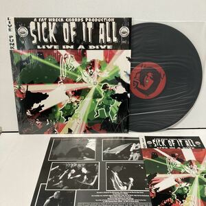 LP / Sick Of It All / Live In A Dive 2002 USA Fat Wreck Chords FAT638-1