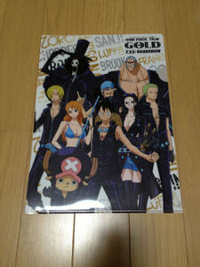 ONE PIECE FILM GOLD ワンピース フィルム ゴールド クリアファイル A4サイズ 未使用品 セブンイレブン限定 非売品 尾田栄一郎 