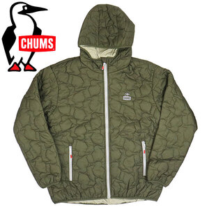 CHUMS (チャムス) CH04-1415 Booby Stitch Padded Hoodie ブービーステッチパテッドフーディ CMS157 M032Olive XL