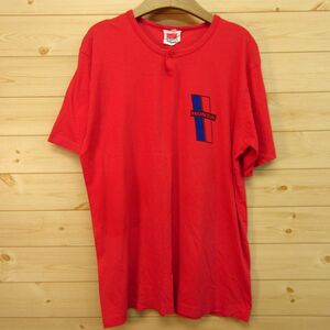 ◎90s！HONDA ホンダ◆半袖 Tシャツ レーシング 車 メカニック グッズ ユニフォーム ヴィンテージ◆メンズ 赤 M相当◆A5471