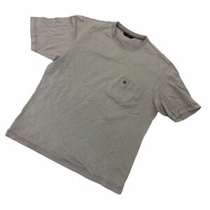 S214 日本製 DAKS ダックス Tシャツ 半袖Tシャツ トップス 半袖 綿100% レディース L ベージュ