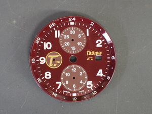 チュチマ グランドクラシック クロノグラフ ハバナ TUTIMA Grand Classic Chronograph HAVANA Ref:781-01 文字盤 ダイヤル 管理No.6983