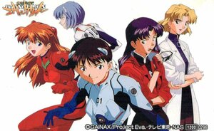 ★新世紀エヴァンゲリオン　GAINAX　裏面印刷有★テレカ５０度数未使用qw_1