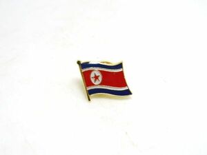 北朝鮮国旗 ピンバッジ ピンズ 未使用 DM便発送