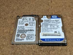 A10768)2.5インチ SATA 320GB HDD 中古2台セット