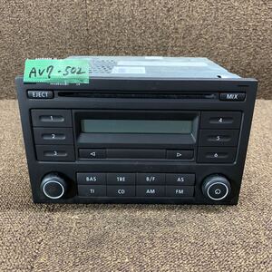 AV7-502 激安 カーステレオ VW フォルクスワーゲン RCD 200 6Q0035182B D74017017 VWZ4Z4H8260548 CD FM/AM プレーヤー 通電未確認 junk