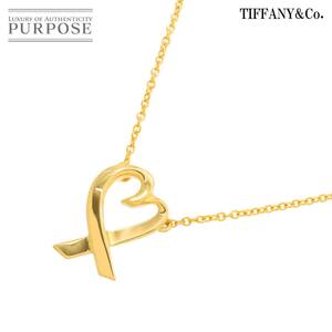 ティファニー TIFFANY&Co. ラビングハート ネックレス スモール 41cm K18 YG イエローゴールド 750 Loving Heart Necklace 90254678