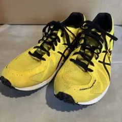 asics TMM468 ランニング シューズ 26.0 メンズ 黄色