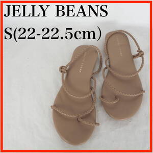 MK9789*JELLY BEANS*ジェリービーンズ*レディースサンダル*S(22-22.5cm）*モカ