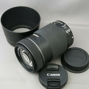 【美品】Canonキャノン　キヤノン　EF-S55-250mmF4-5.6IS STM　キヤノンＥＦマウントAPS-Cサイズセンサー用★NO.8379