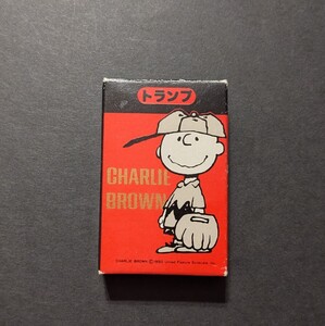 【1950年製】昭和レトロ　玩具　おもちゃ　チャーリーブラウン　トランプ　Peanuts　スヌーピー　SNOOPY