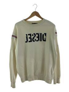 DIESEL◆スウェット/M/コットン/CRM/プリント/00SH49-0EATT