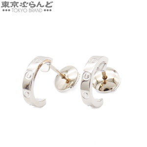 101740900 カルティエ CARTIER ミニラブ ピアス ホワイトゴールド K18WG アクセサリー レディース 仕上済