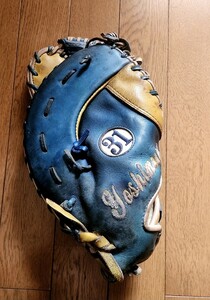 横浜ベイスターズ 31 吉村裕基選手 直筆サイン入り 実使用 グラブ 支給品 グローブ KUBOTA SLUGGER 