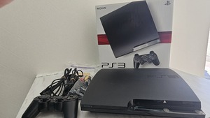 【F10858】 PlayStation3本体(黒)　CECH-2100A 120GB 《通電確認済》