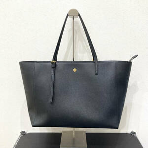 (D7051)TORY BURCH　トリーバーチ　バッグ　トートバッグ　ブラック　黒　ビジネス　