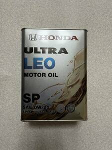 【4L】HONDA純正ULTRA LEO 4L×1缶 0w20 API/SP GF-6 ホンダ ウルトラ レオ LTD グリーン マイルド ネクスト