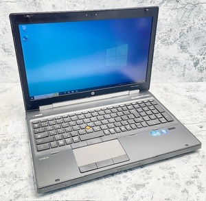 571// HP EliteBook 8560w Core i7-2760QM 2.40GHz メモリー8GB グラフィックボード搭載 ノートPC