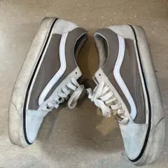 VANS グレー/ホワイト スニーカー